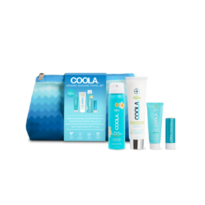 coola organic suncare travel set